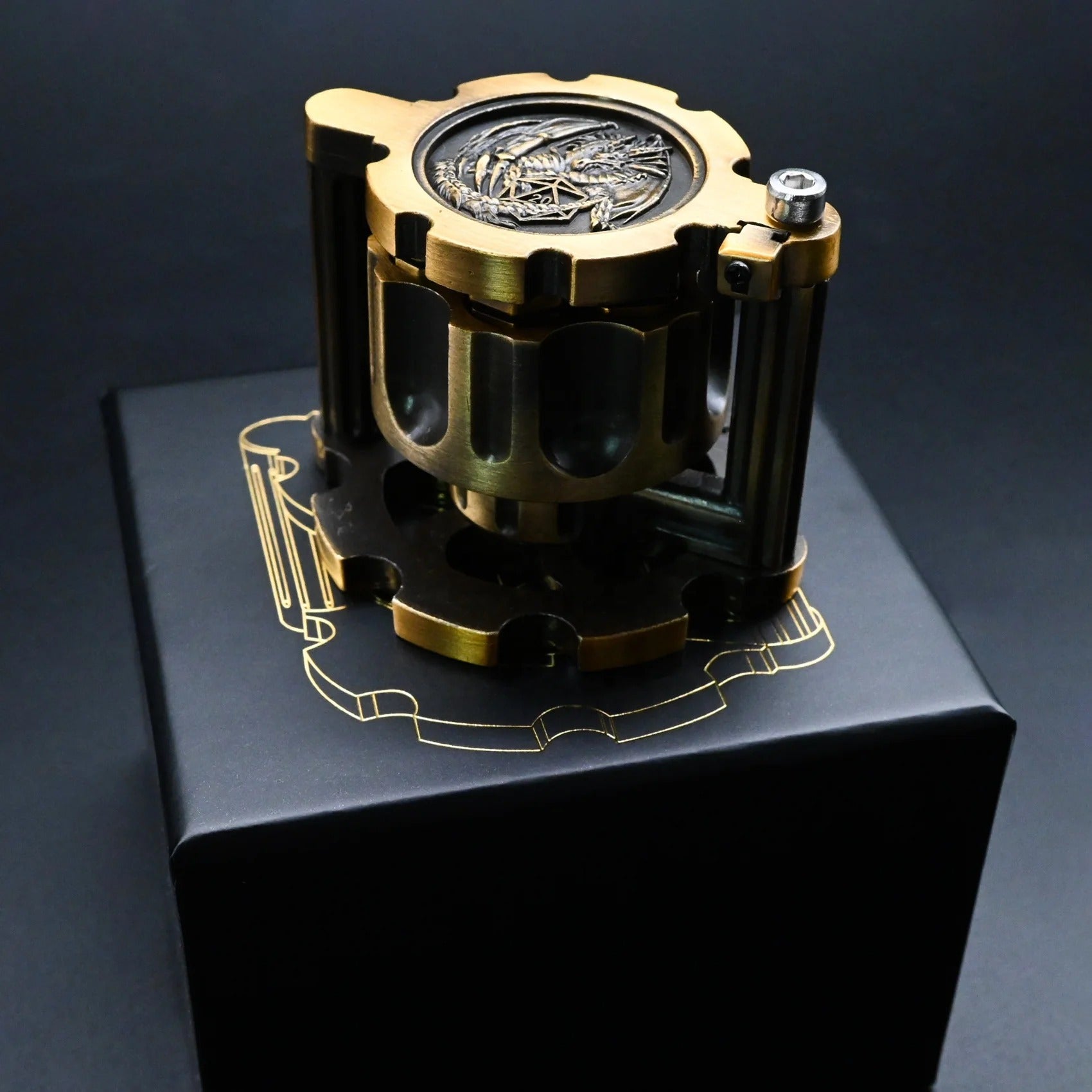 Revolver Metal Dice Set