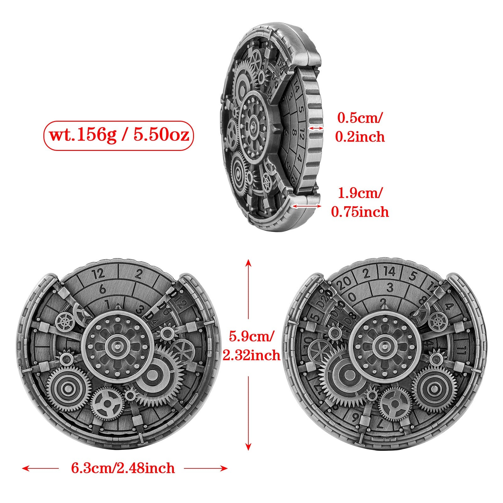 Fate Gear Spinner Dice
