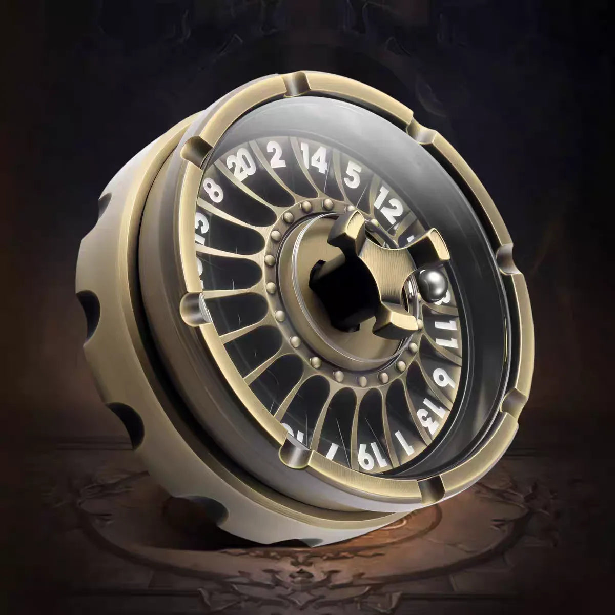 D20 Roulette Dice Spinner