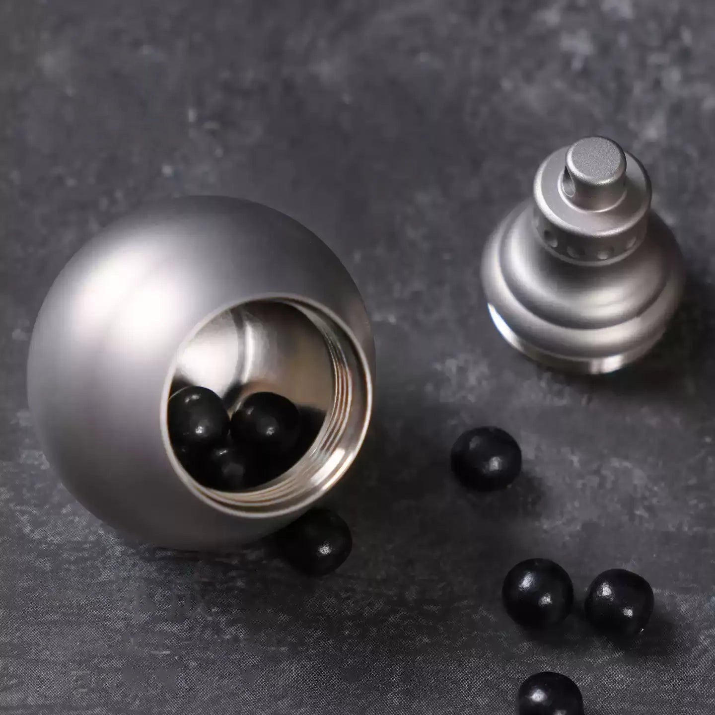 Titanium Pill Capsule EDC Container