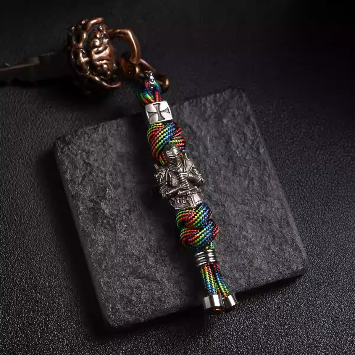 Add-ons:EDC Paracord Lanyard Keychain