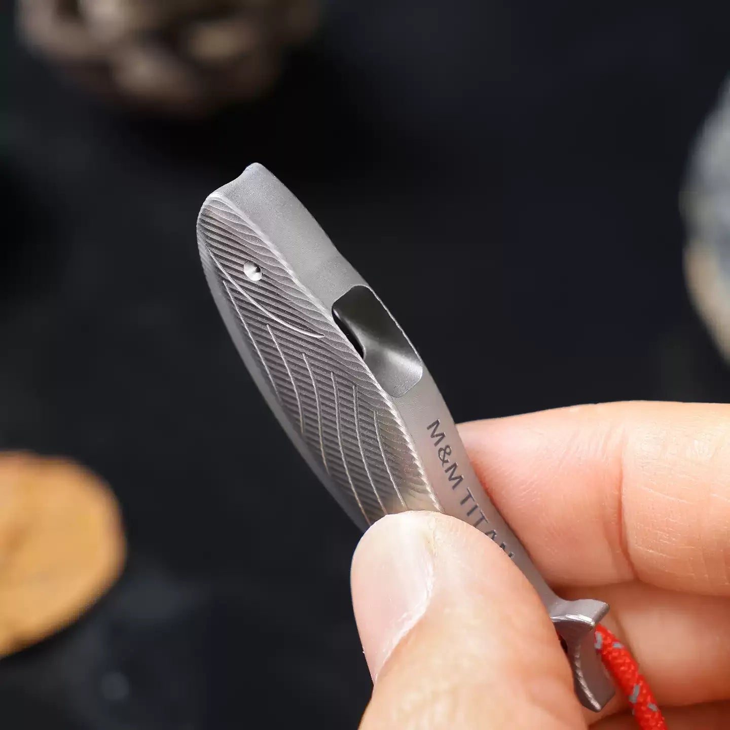 Titanium EDC Survival Whistle