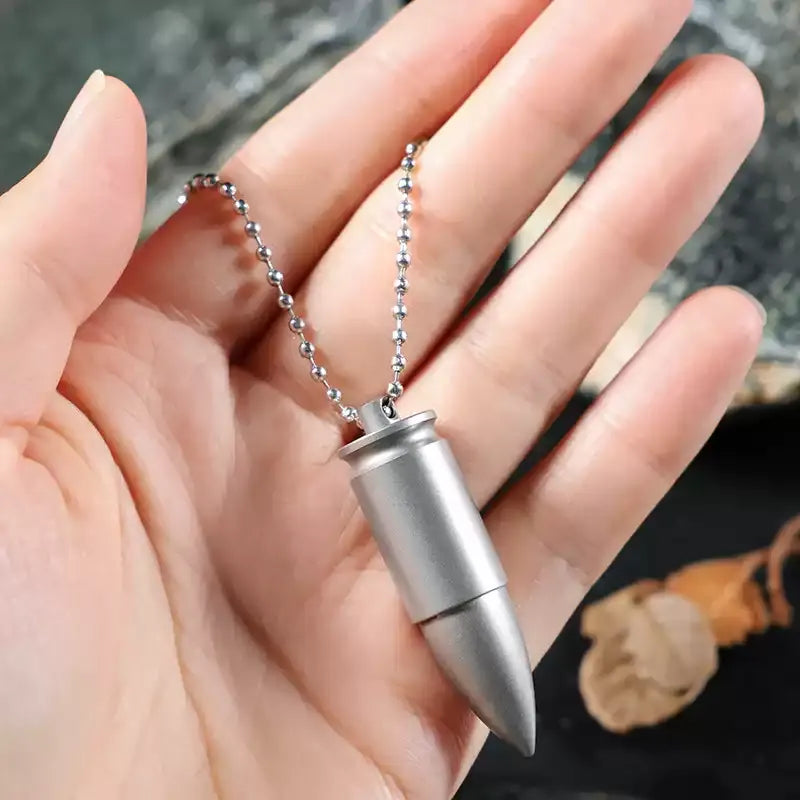 Titanium Waterproof Pill Capsule Container