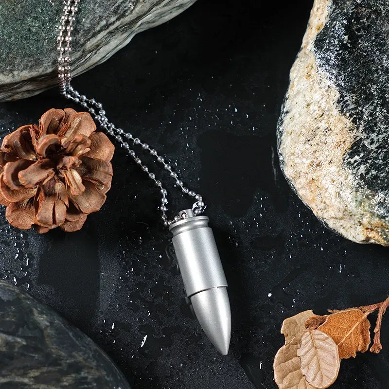 Titanium Waterproof Pill Capsule Container
