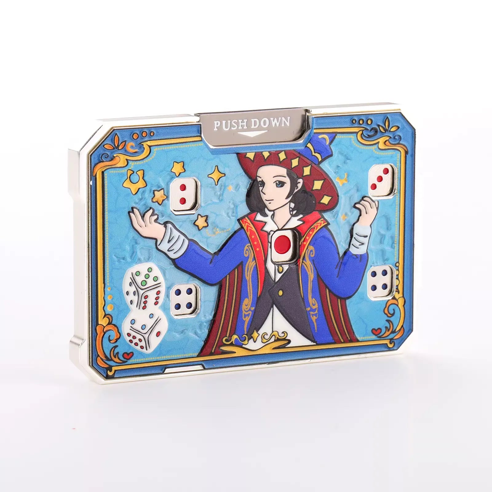 Metal Dice Card