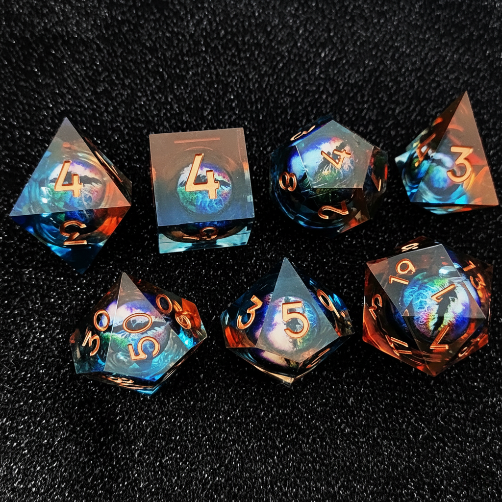 GameStop Dragon Eye Dice 7-Piece Set