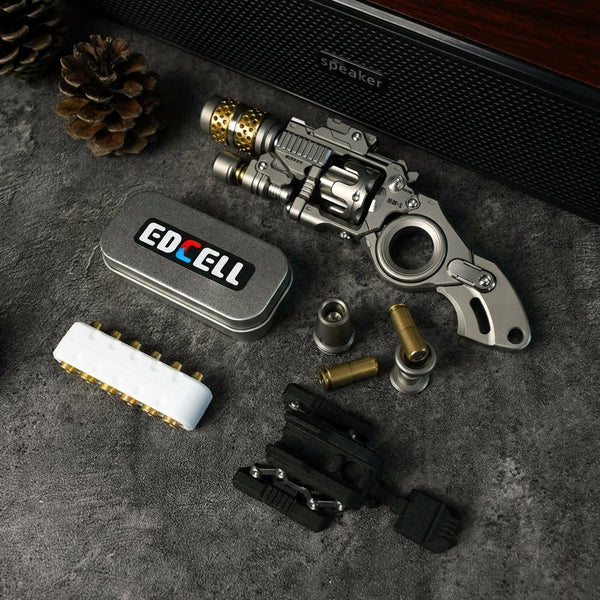 Revolver | Mechanical Revolver Fidget Toy Titanium EDC Gear – Fidgee