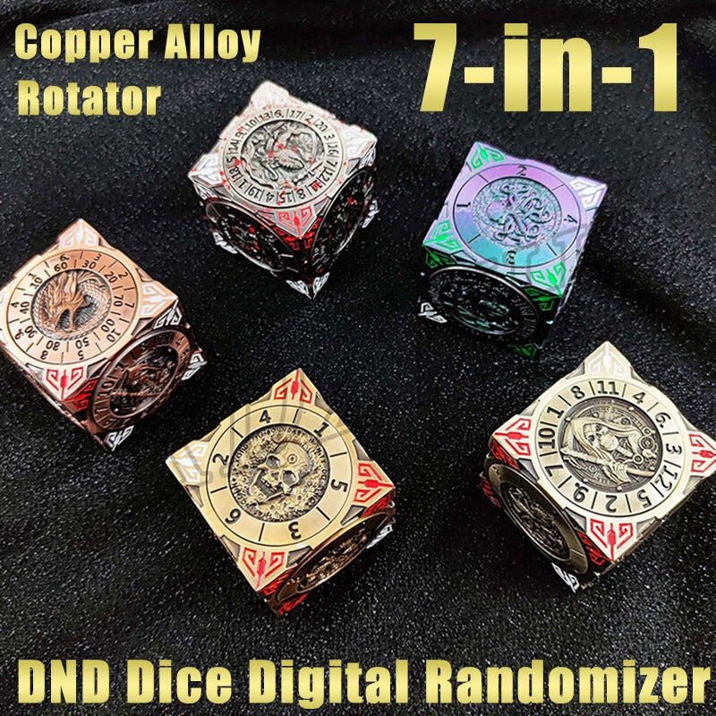 7 in 1 Metal DND Dice