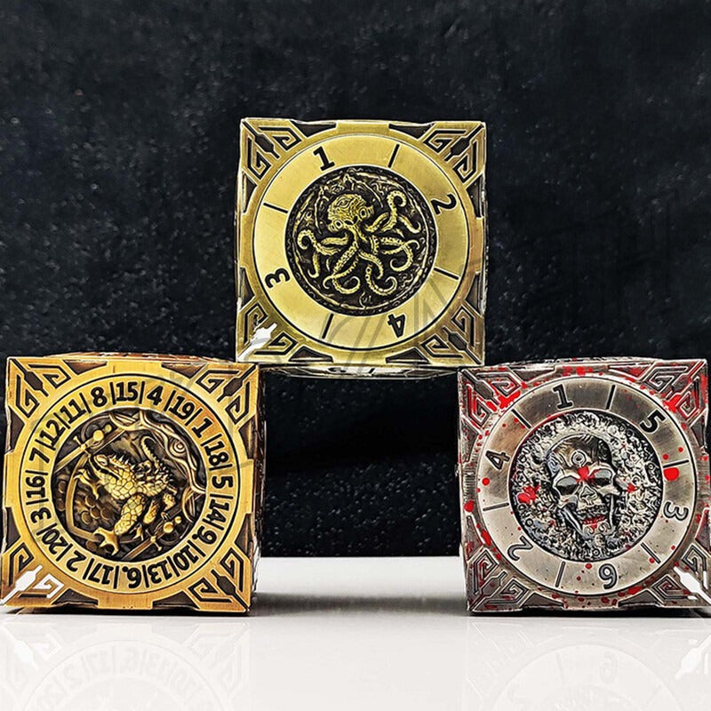 7 in 1 Metal DND Dice
