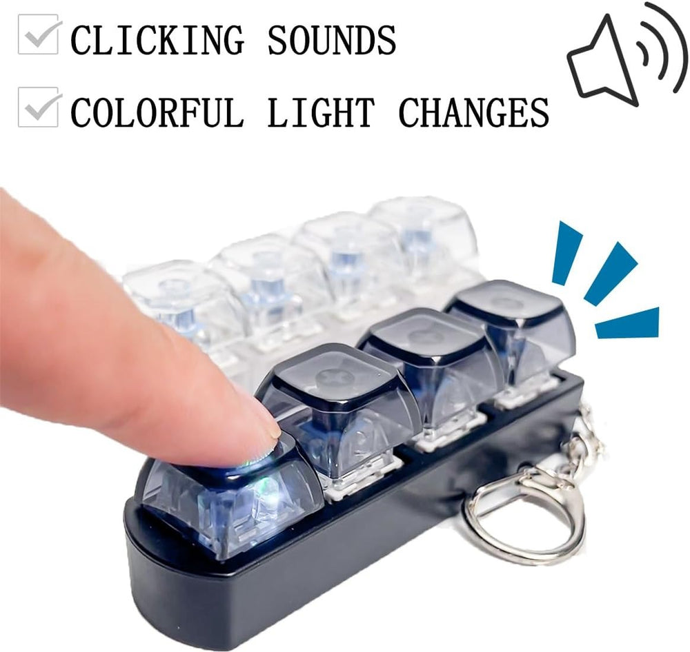 Fidget Clicker Led Keyboard Fidget Clicker | Mechanical Keyboard Fidget Clicker with LED ...
