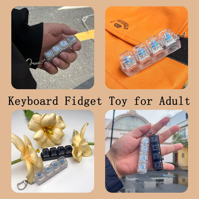 Keyboard Fidget Clicker | Mechanical Keyboard Fidget Clicker with LED ...