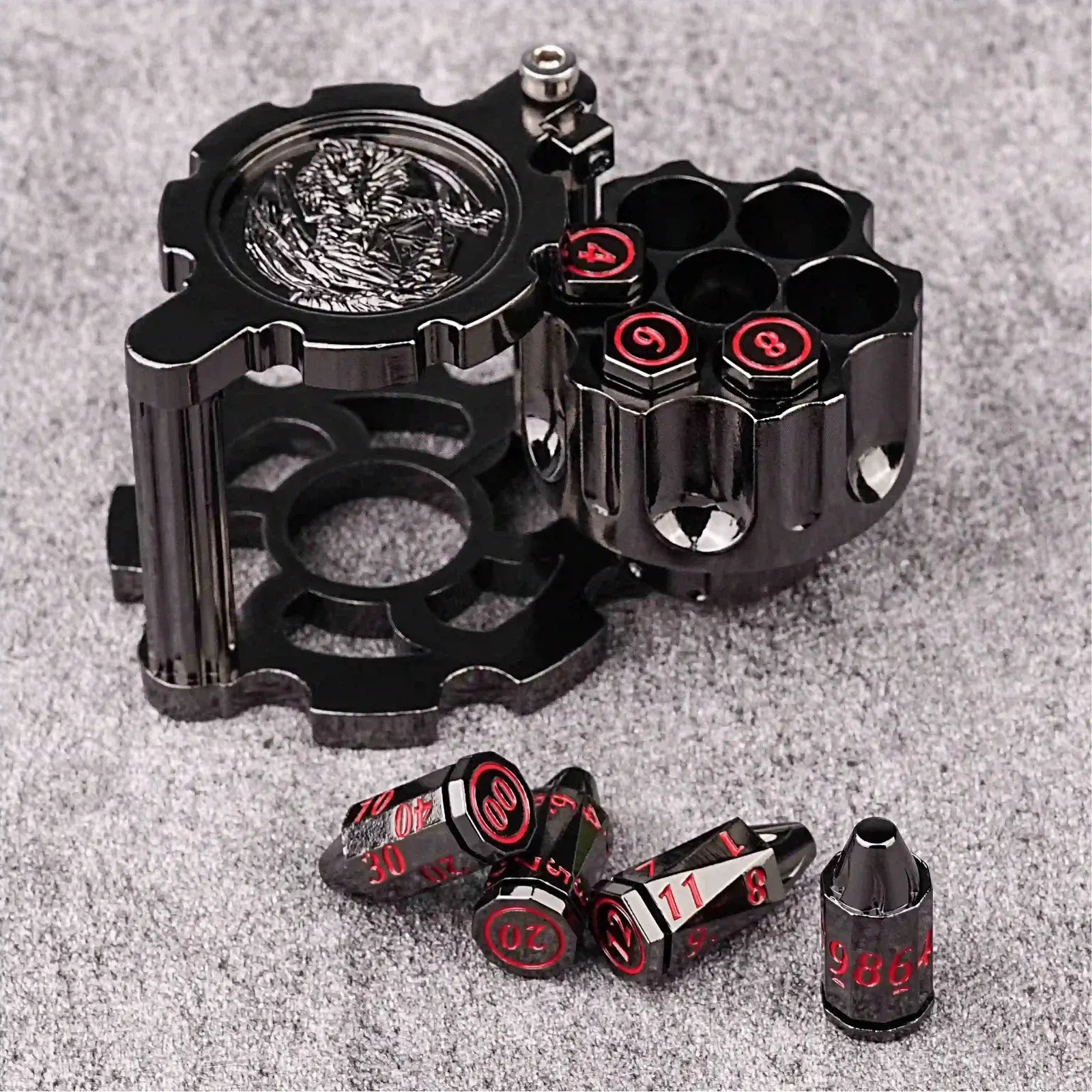 Revolver Metal Dice Set