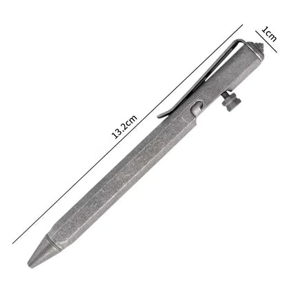Titanium Tactical EDC Bolt-Action Pen