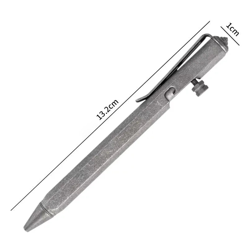 Titanium Tactical EDC Bolt-Action Pen