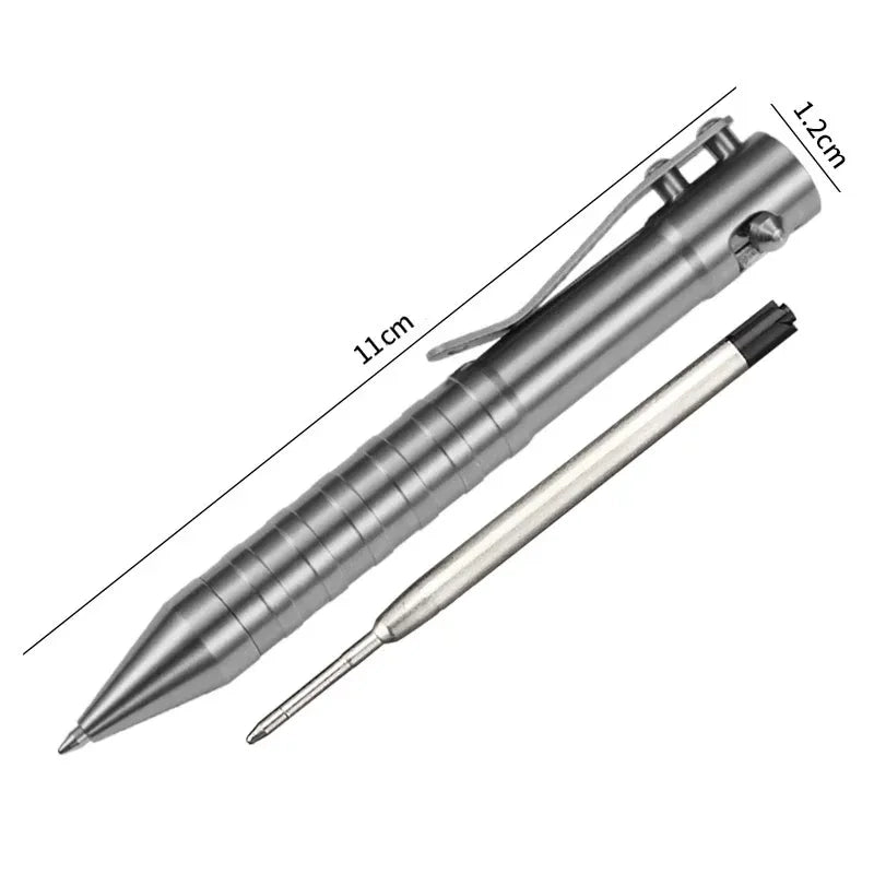 Titanium Bolt-Action Tactical EDC Pen
