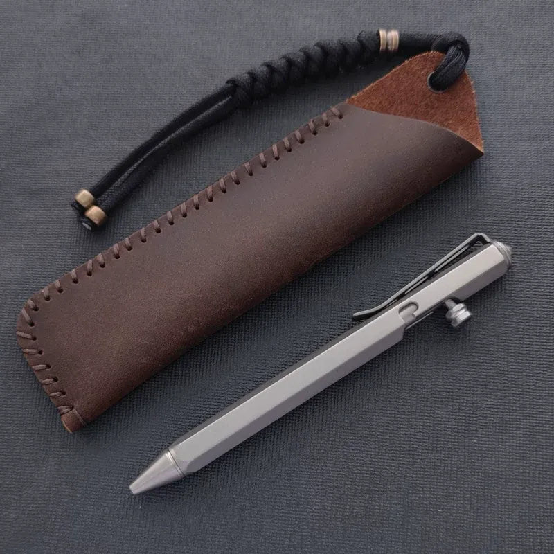 Titanium Tactical EDC Bolt-Action Pen