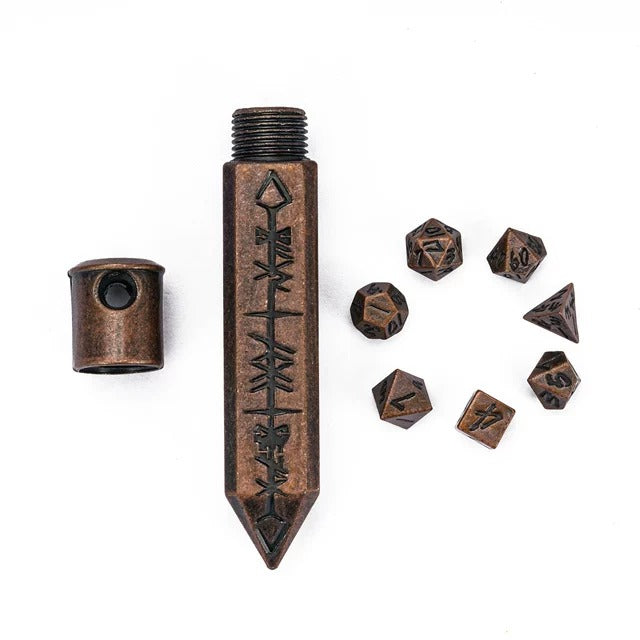 Mini Metal Dice Pendant
