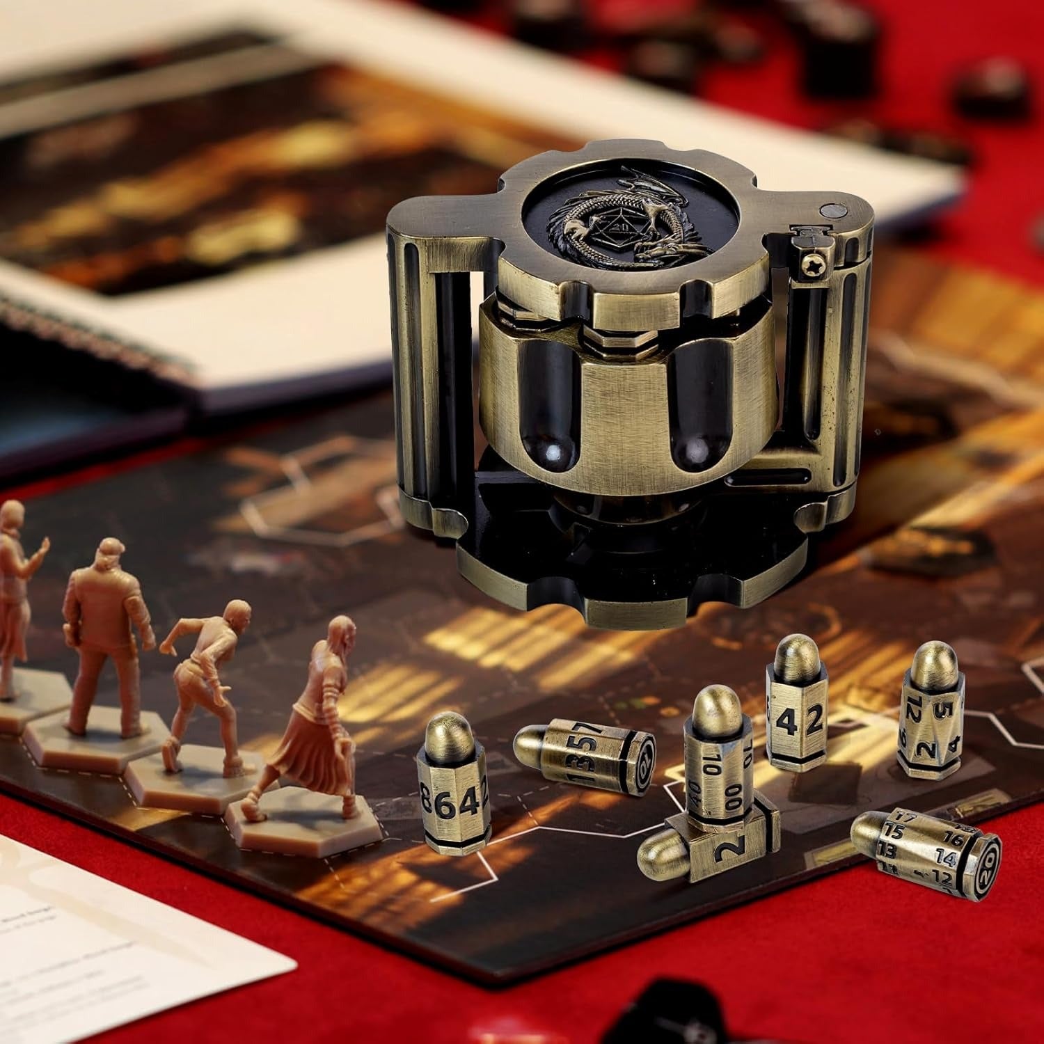 Revolver Metal Dice Set