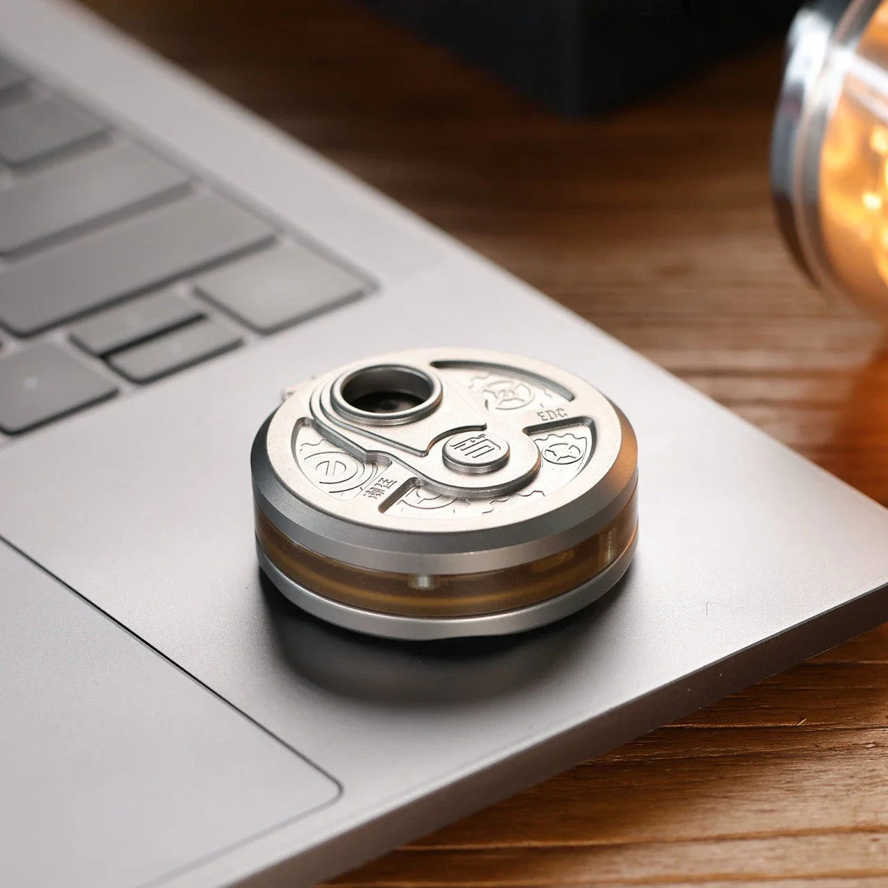 Revolver Dice Coin | EDC Fidget Toy – Stainless Steel Mechanical Dice ...