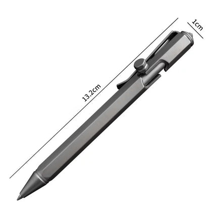 Titanium Tactical EDC Bolt-Action Pen