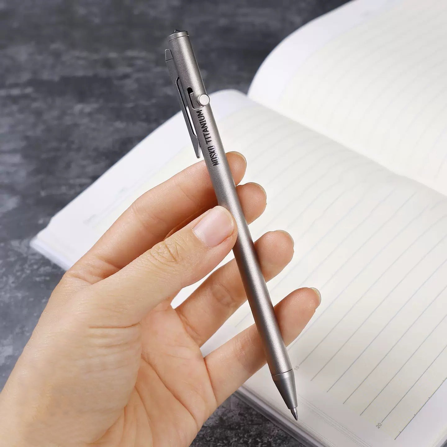 Titanium Bolt Action EDC Pen