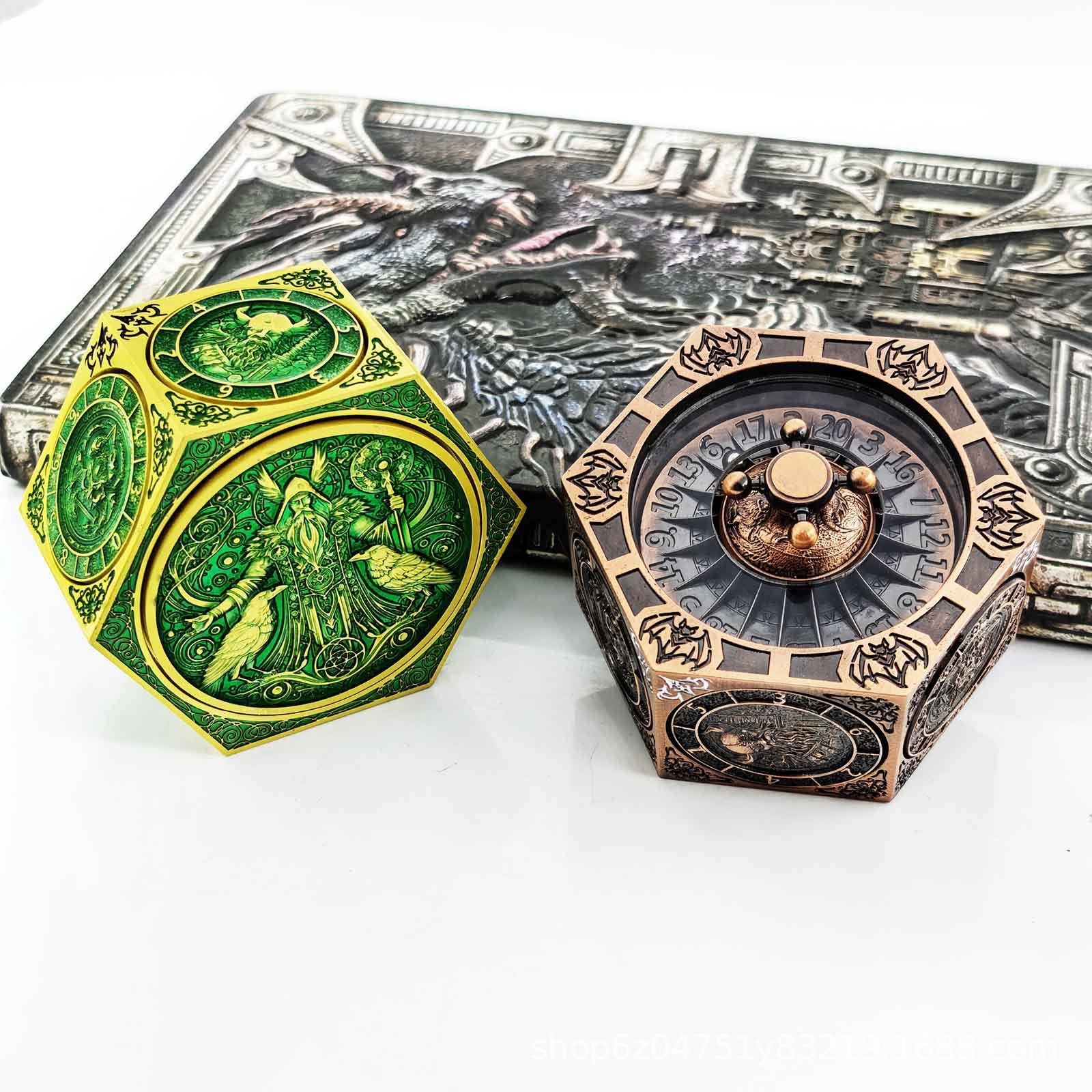 8-in-1 All-Rotating Metal Dice