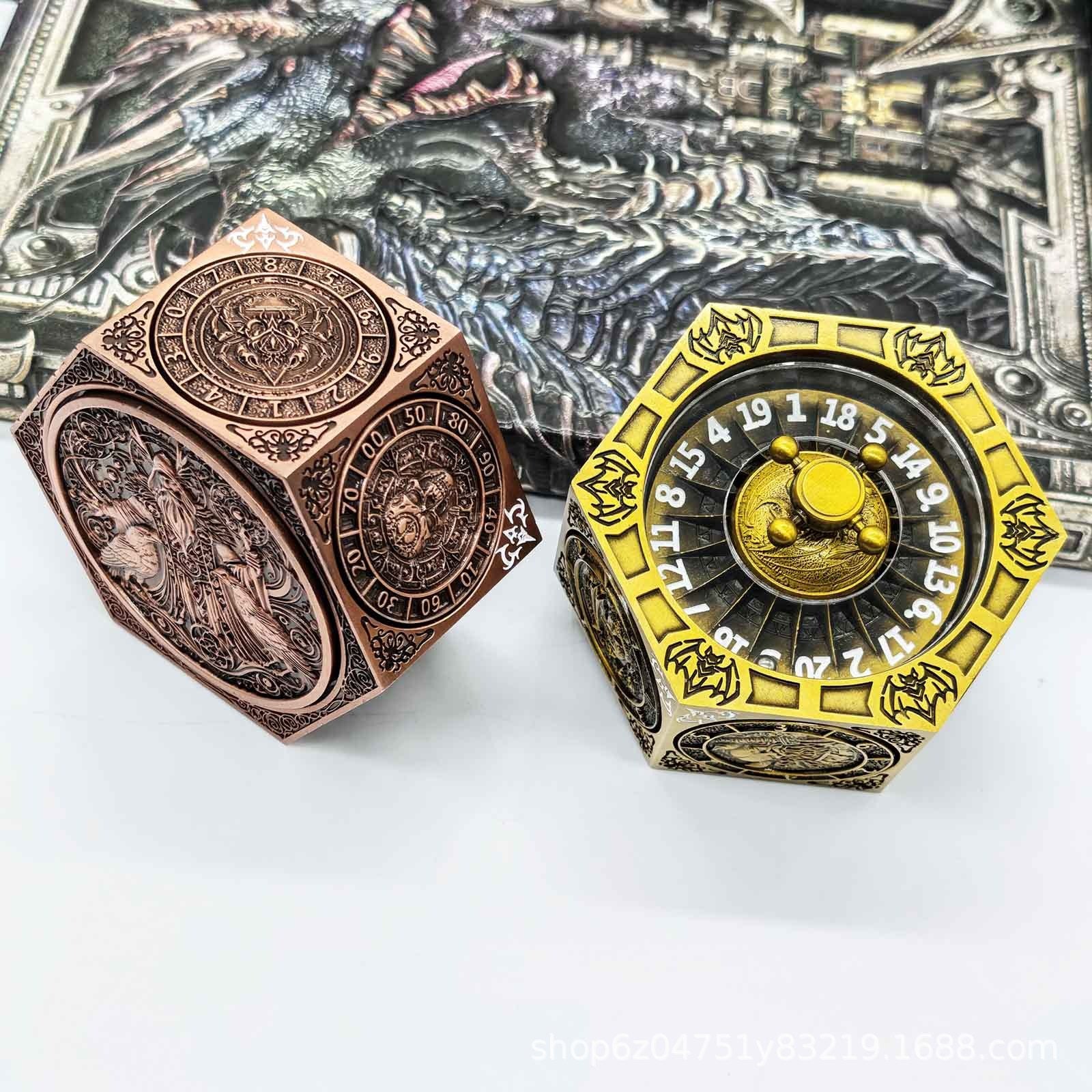 8-in-1 All-Rotating Metal Dice
