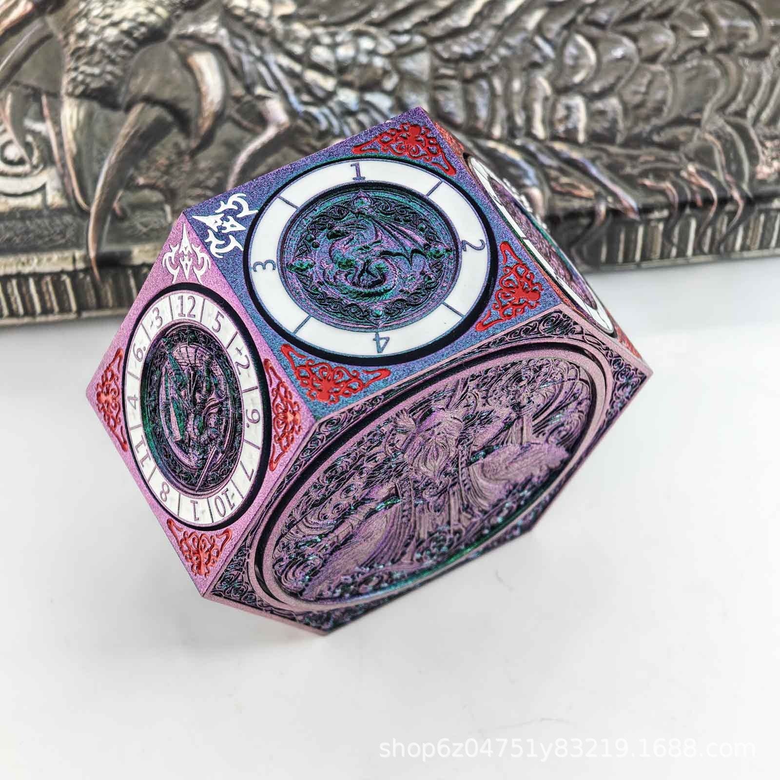 8-in-1 All-Rotating Metal Dice