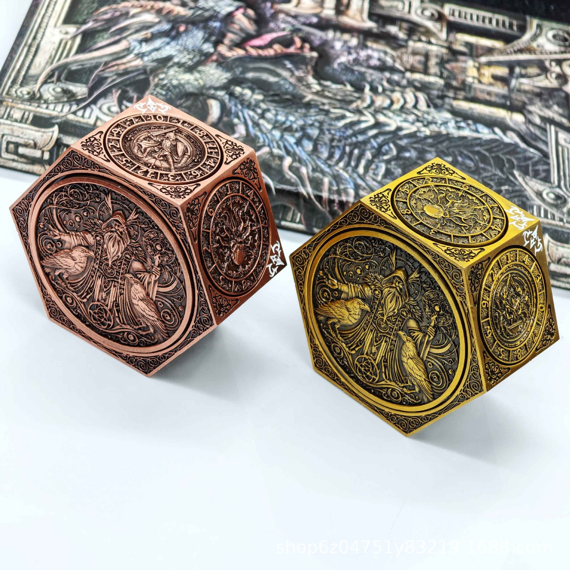 8-in-1 All-Rotating Metal Dice