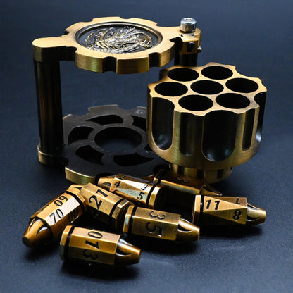 Revolver Metal Dice Set