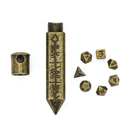 Mini Metal Dice Pendant