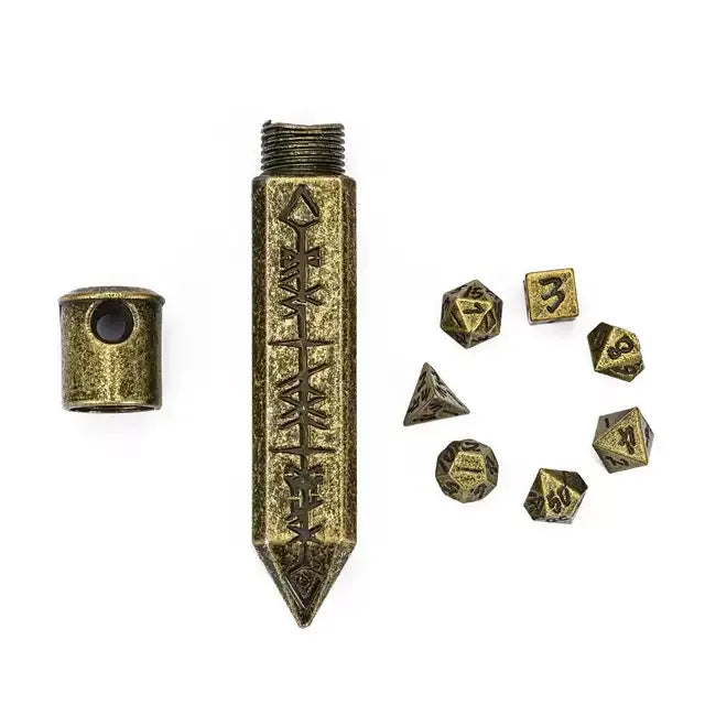Mini Metal Dice Pendant