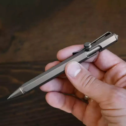 Titanium Tactical EDC Bolt-Action Pen