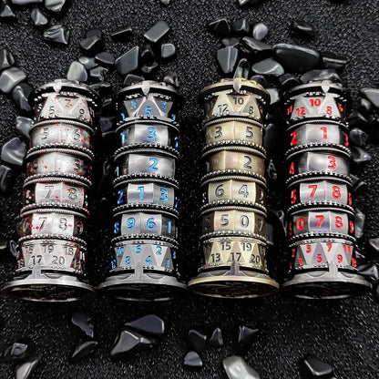 7-in-1 Metal Rotating Dice Tower