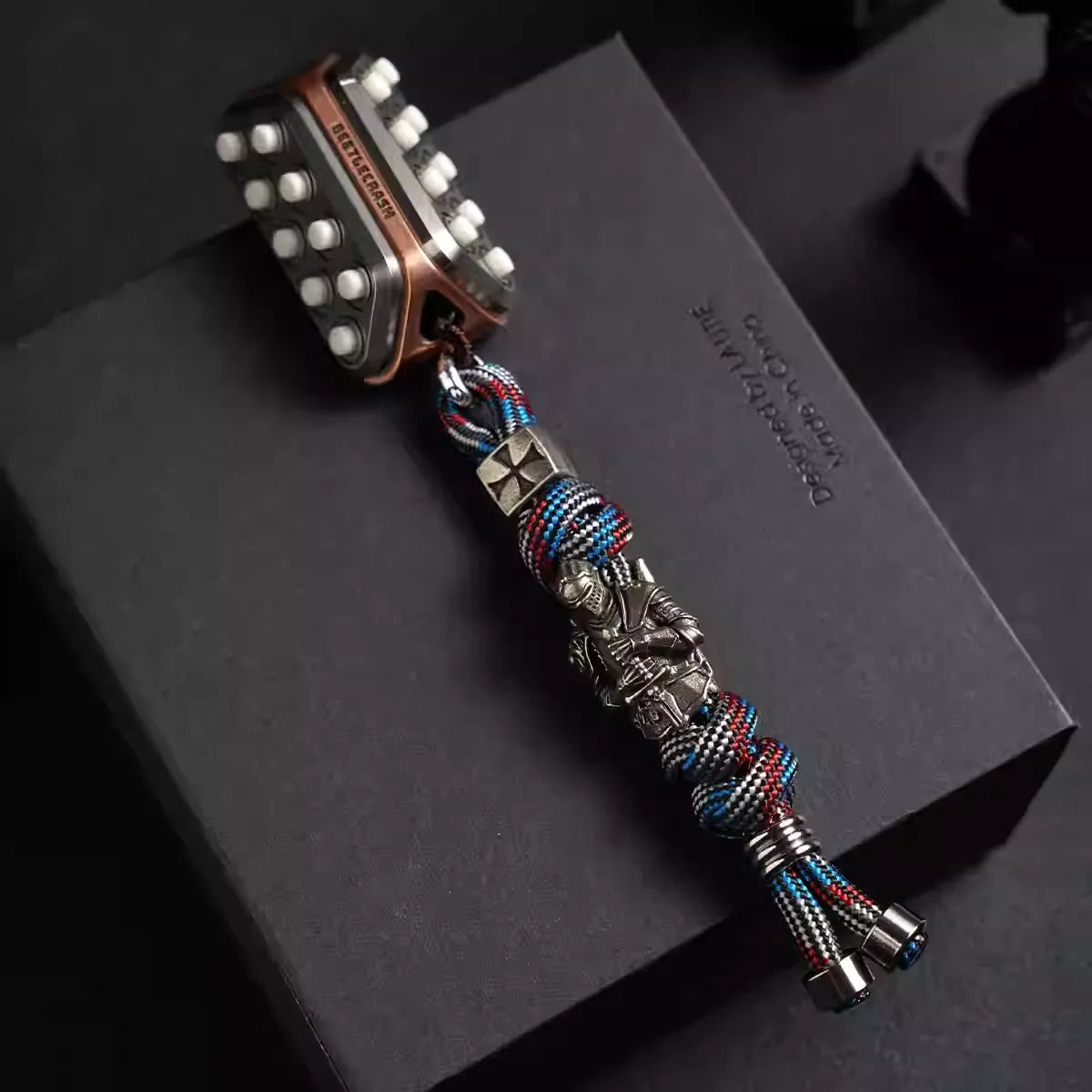 Add-ons:EDC Paracord Lanyard Keychain