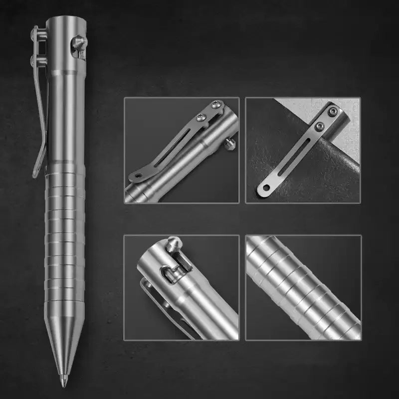 Titanium Bolt-Action Tactical EDC Pen