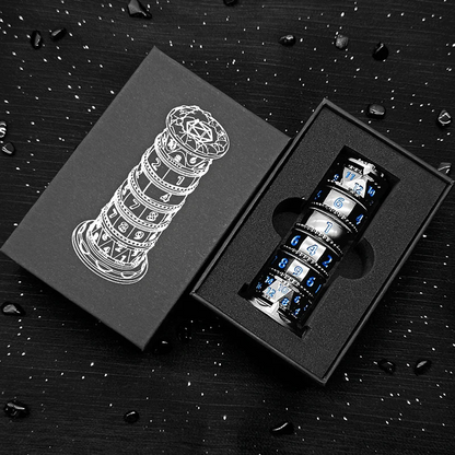 7-in-1 Metal Rotating Dice Tower