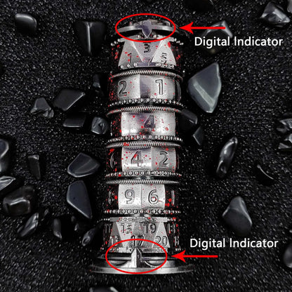 7-in-1 Metal Rotating Dice Tower