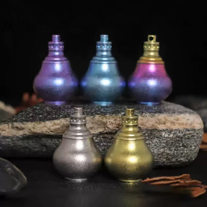 Titanium Pill Capsule EDC Container