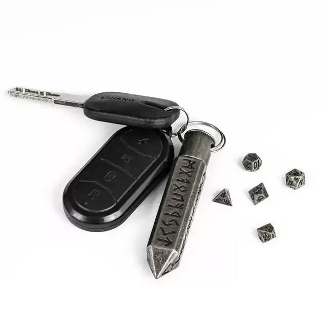 Mini Metal Dice Pendant