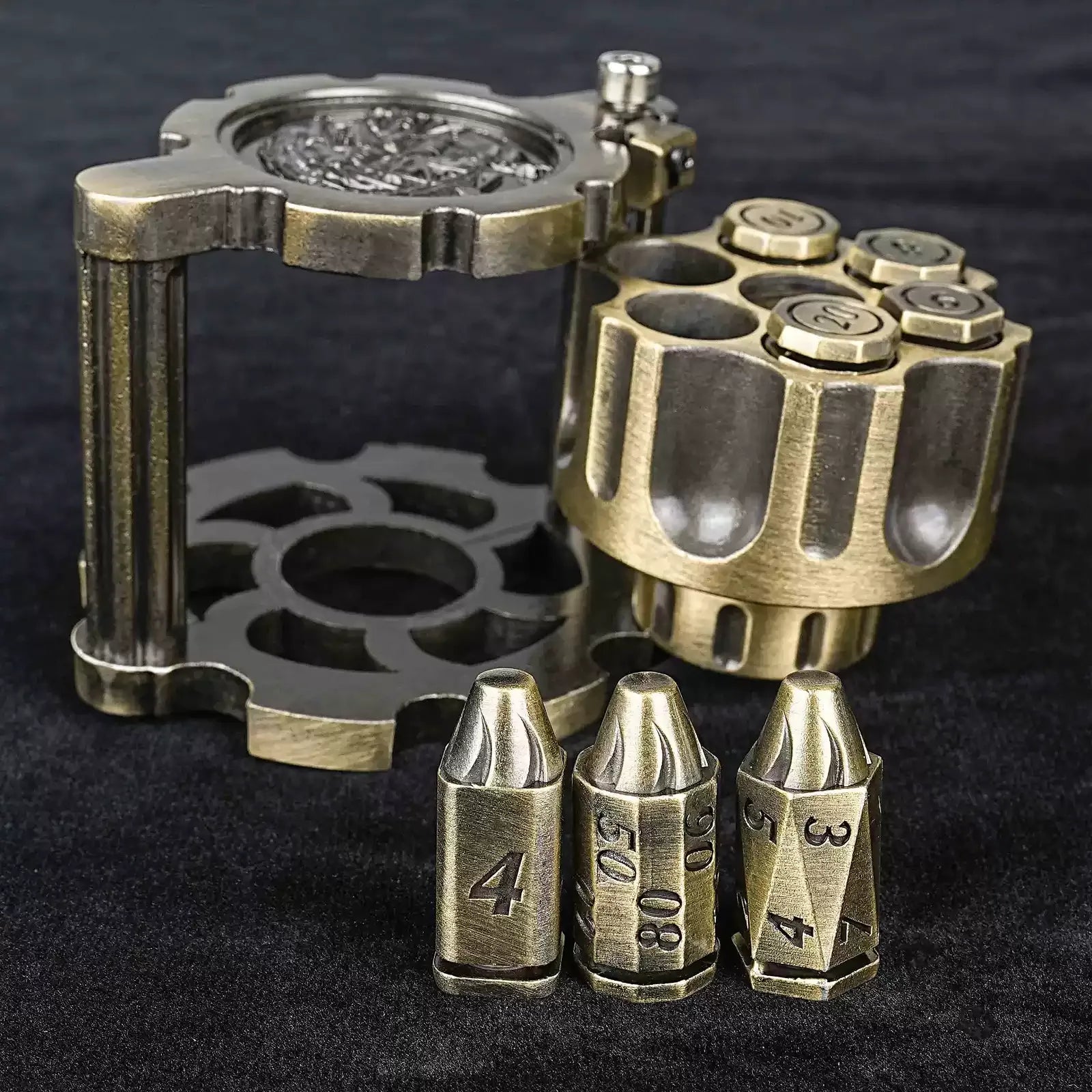 Revolver Metal Dice Set