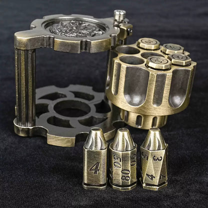 Revolver Metal Dice Set