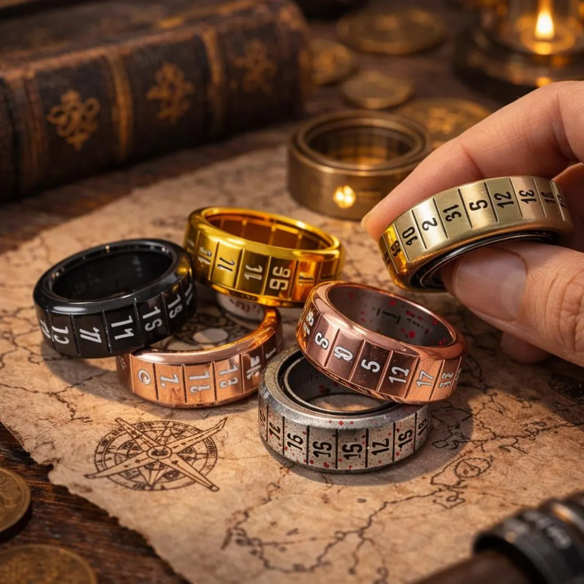 D20 Spinner Ring