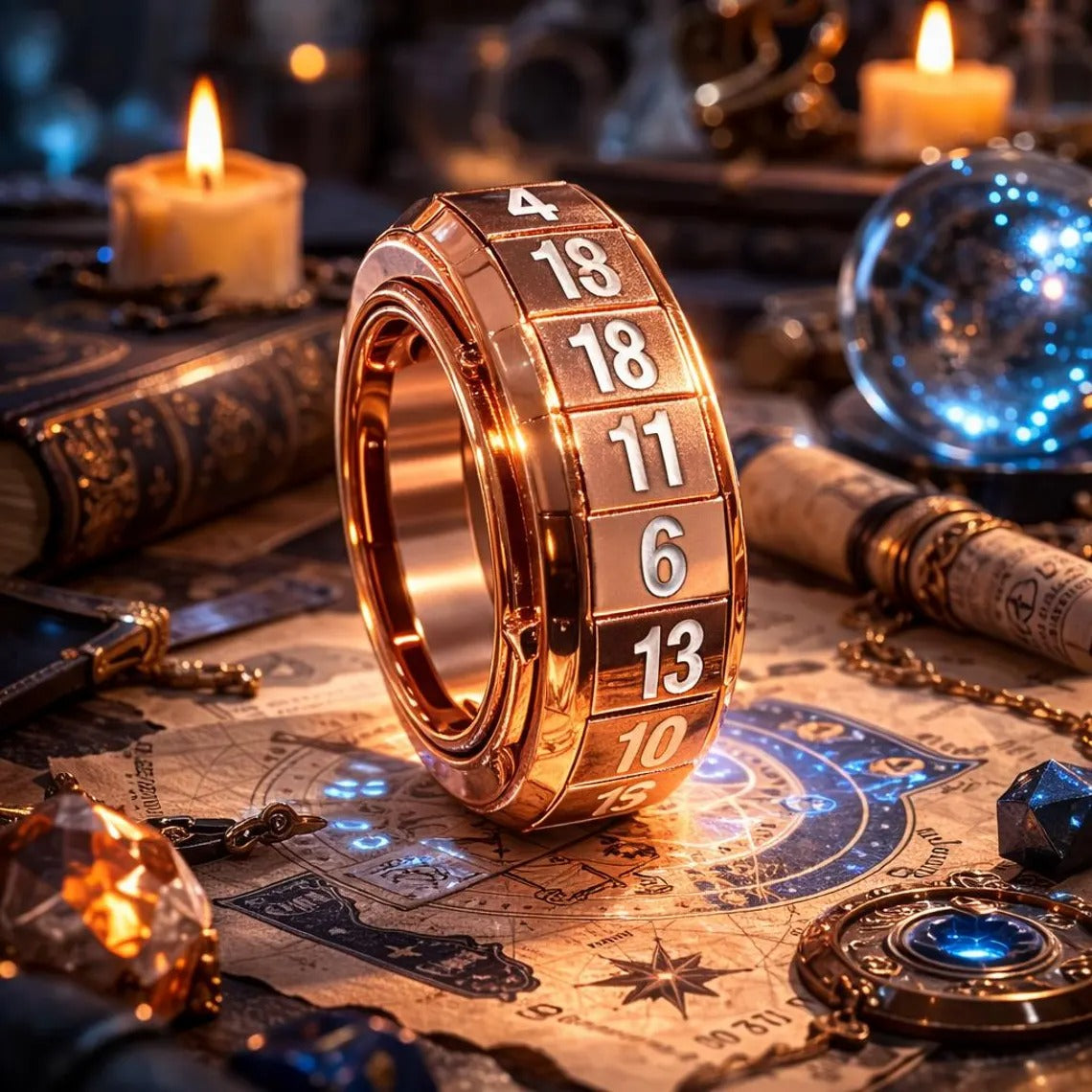 D20 Spinner Ring