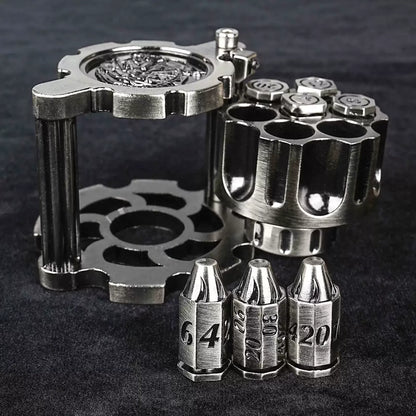 Revolver Metal Dice Set